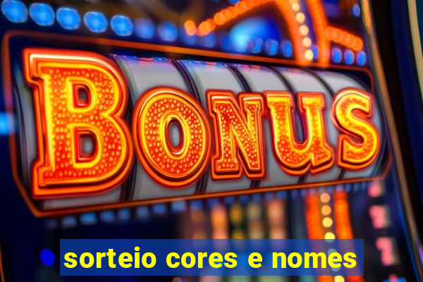 sorteio cores e nomes