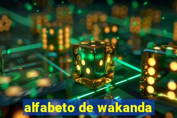 alfabeto de wakanda