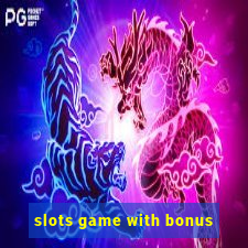 slots game with bonus