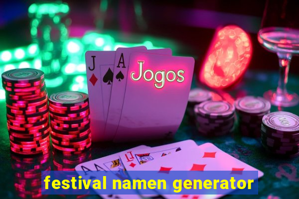 festival namen generator