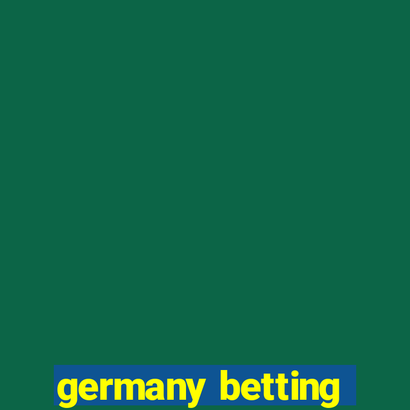 germany betting