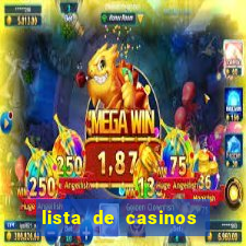 lista de casinos com b么nus gr谩tis