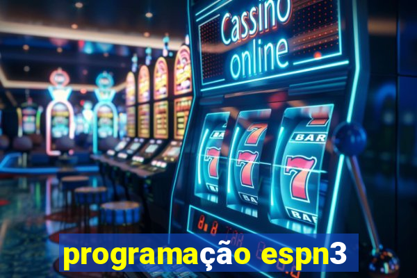 programação espn3