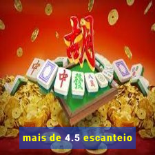 mais de 4.5 escanteio