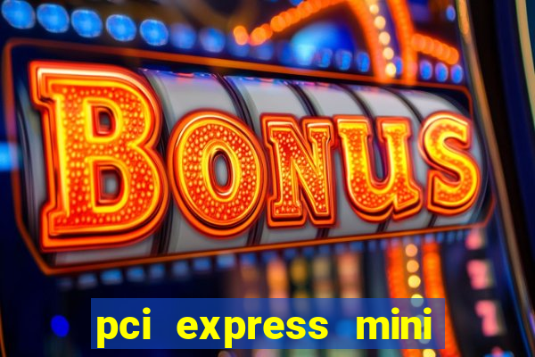 pci express mini card slot