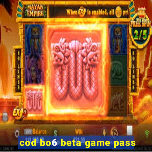 cod bo6 beta game pass