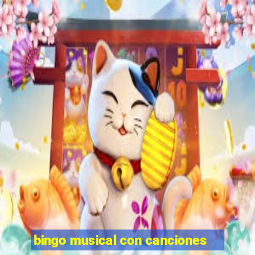 bingo musical con canciones