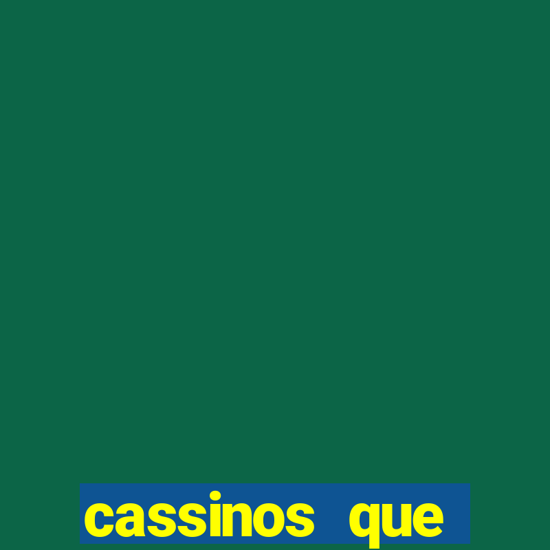 cassinos que aceitam cart?o de crédito