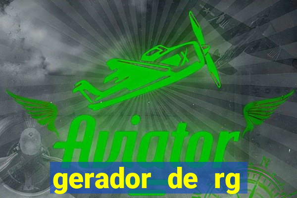 gerador de rg frente e verso