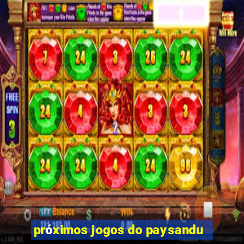 próximos jogos do paysandu