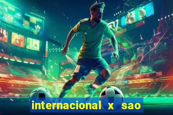 internacional x sao paulo palpite