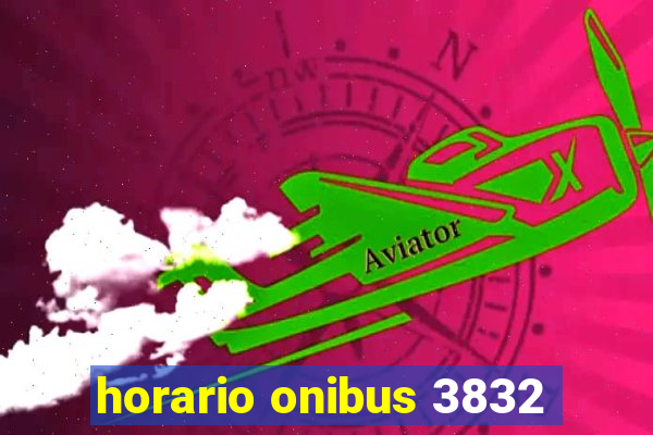 horario onibus 3832