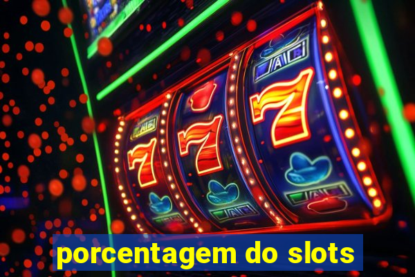 porcentagem do slots