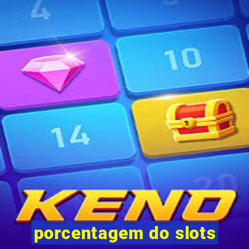 porcentagem do slots