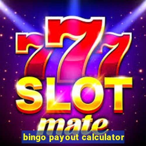 bingo payout calculator