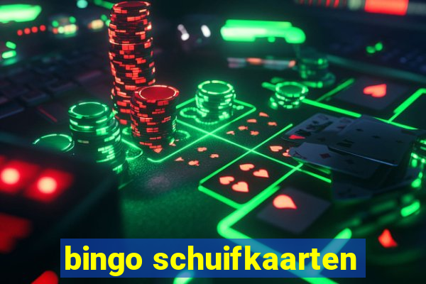 bingo schuifkaarten