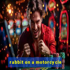 rabbit on a motorcycle