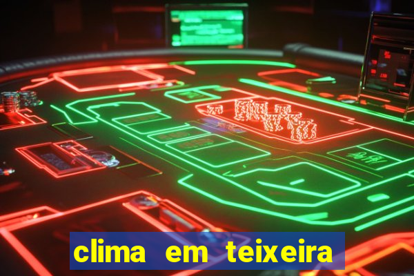 clima em teixeira de freitas