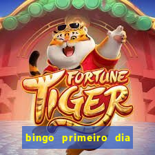 bingo primeiro dia de aula