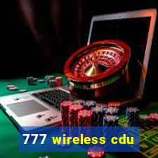 777 wireless cdu