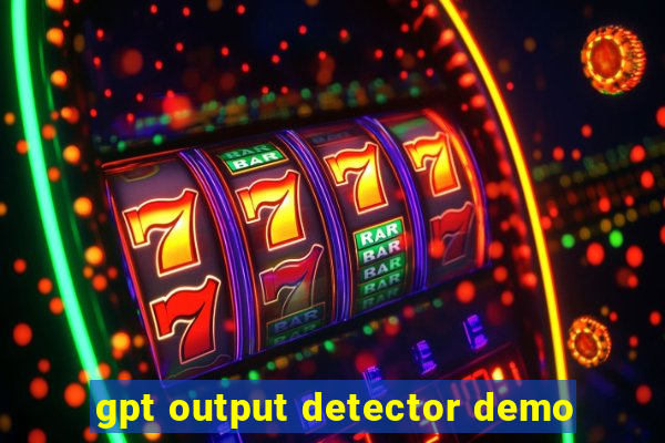 gpt output detector demo