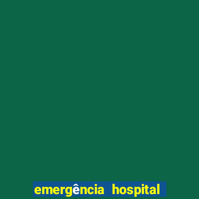 emergência hospital ana costa