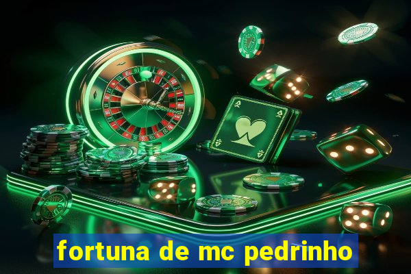 fortuna de mc pedrinho