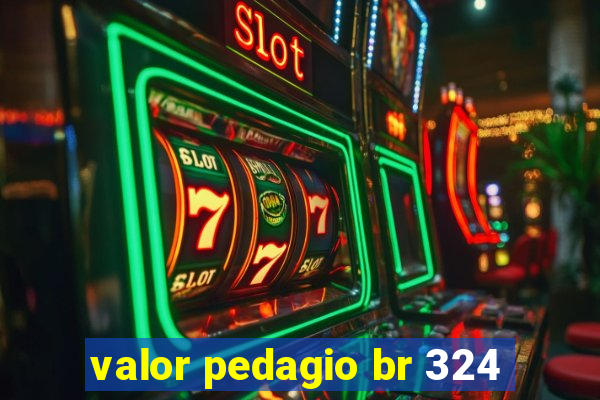 valor pedagio br 324