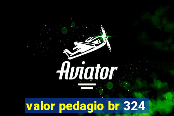 valor pedagio br 324