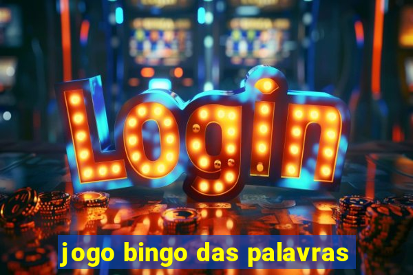 jogo bingo das palavras