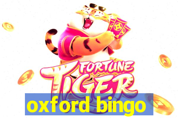 oxford bingo