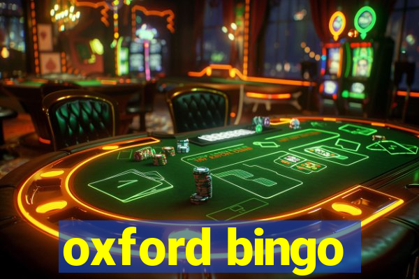 oxford bingo