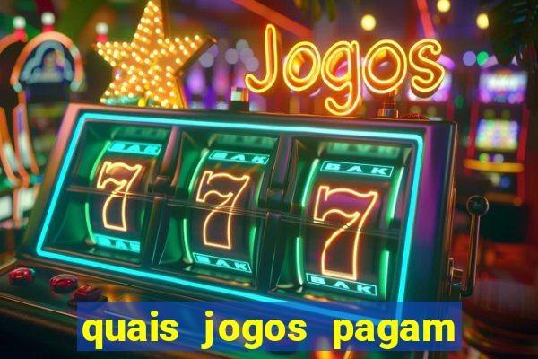 quais jogos pagam de verdade no pix