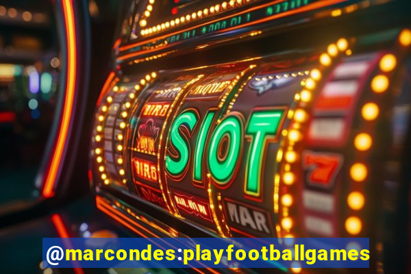 @marcondes:playfootballgames bingo football