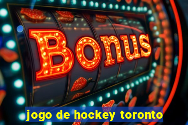 jogo de hockey toronto