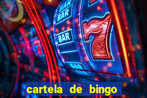 cartela de bingo para chá de bebê