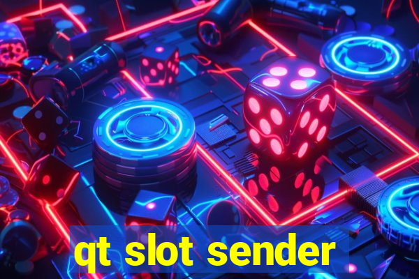 qt slot sender