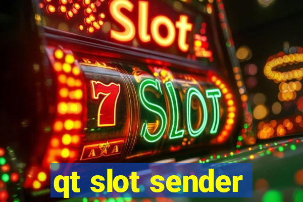 qt slot sender