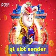 qt slot sender