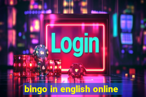 bingo in english online