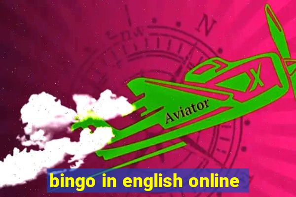 bingo in english online