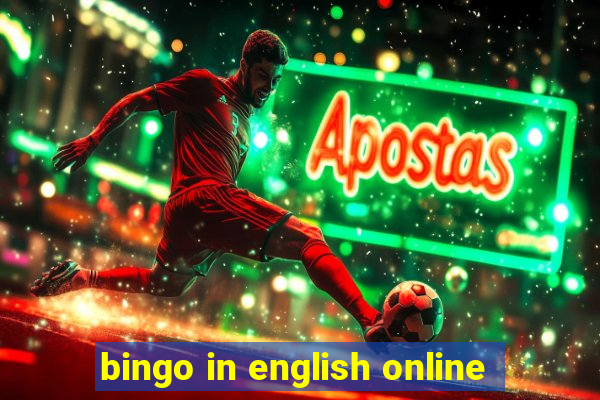 bingo in english online