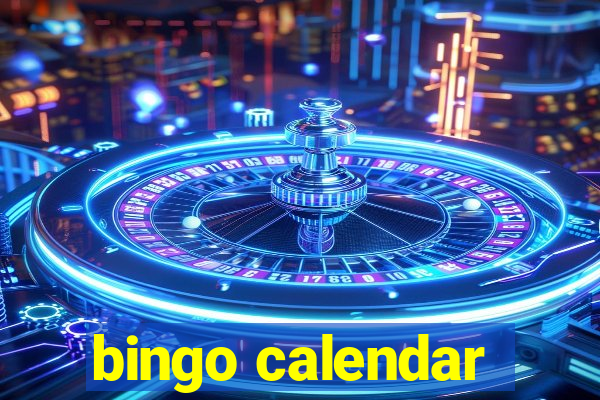 bingo calendar