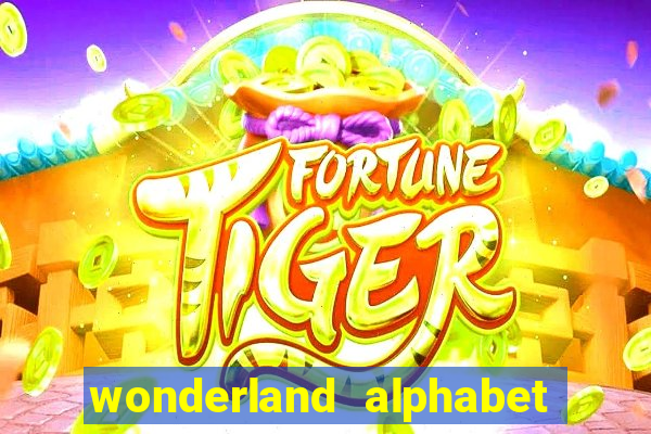 wonderland alphabet comic studio