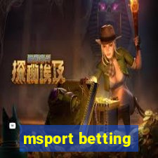 msport betting