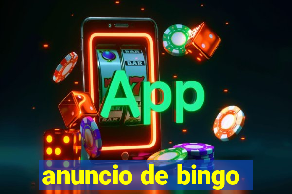 anuncio de bingo