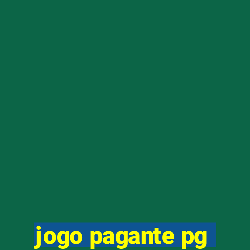 jogo pagante pg