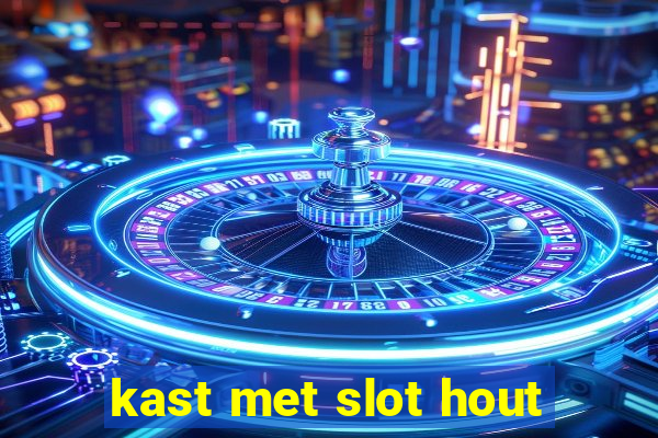 kast met slot hout