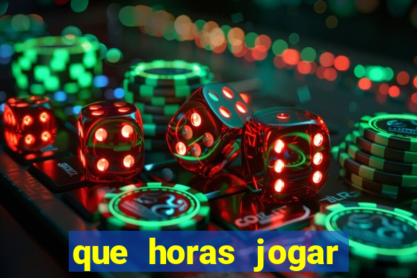 que horas jogar fortune tiger