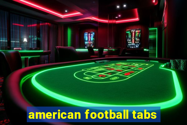 american football tabs